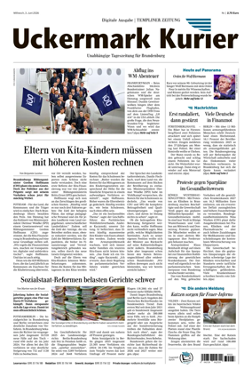 Cover of Templiner Zeitung