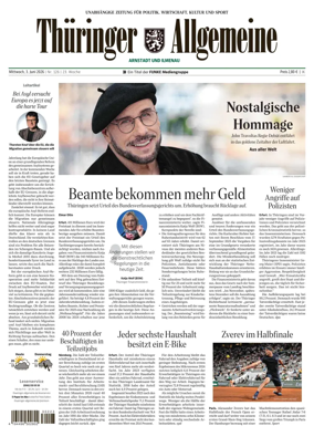 Cover of Thuringer Allgemeine (Arnstadt und Ilmenauz)