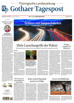 Cover of Thuringische Landeszeitung (Gotha)