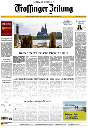 Cover of Trossinger Zeitung