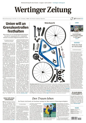 Cover of Wertinger Zeitung