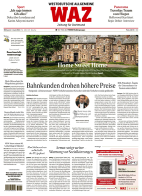 Cover of Westdeutsche Allgemeine Zeitung (Dortmund-Sud II)
