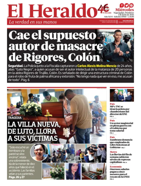 Cover of Diario El Heraldo