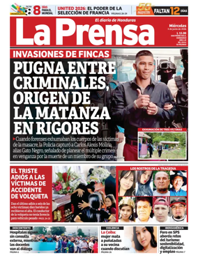 Cover of Diario La Prensa