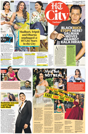 Cover of Hindustan Times (Lucknow) - Live