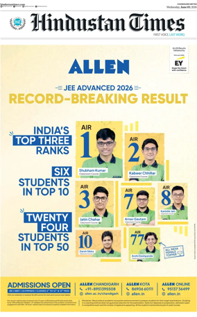 Cover of Hindustan Times (Patiala)