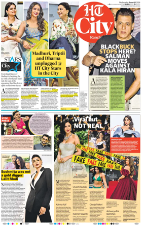 Cover of Hindustan Times (Ranchi) - Live