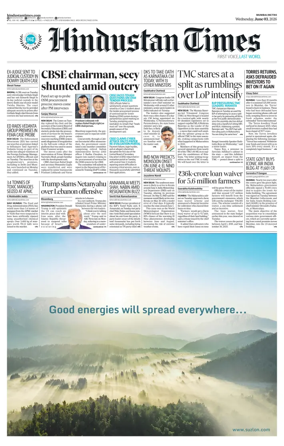 Cover of Hindustan Times Thane