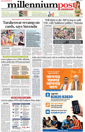 Cover of Millennium Post (Kolkata)