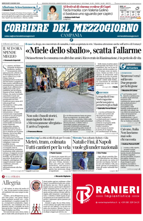Cover of Corriere del Mezzogiorno (Campania)