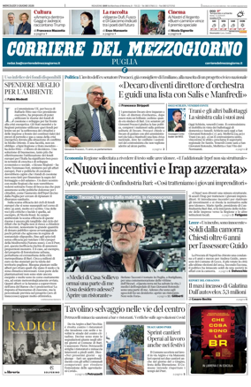 Cover of Corriere del Mezzogiorno (Puglia)