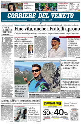 Cover of Corriere del Veneto (Treviso e Belluno)
