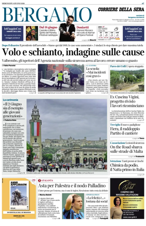 Cover of Corriere della Sera (Bergamo)