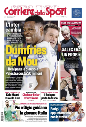 Cover of Corriere dello Sport