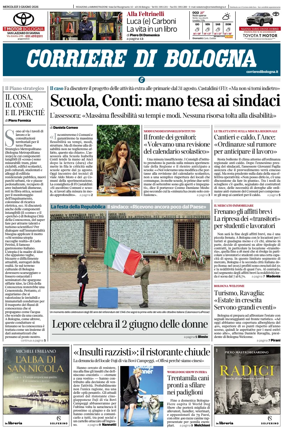 Cover of Corriere di Bologna