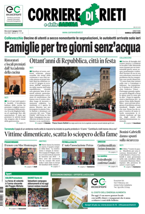 Cover of Corriere di Rieti