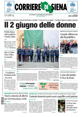 Cover of Corriere di Siena