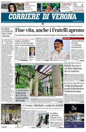 Cover of Corriere di Verona