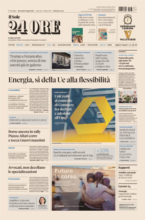 Cover of Il Sole 24 Ore