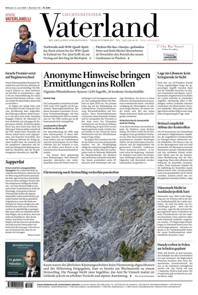 Cover of Liechtensteiner Vaterland