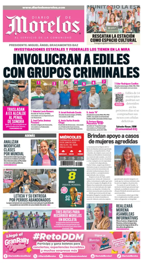 Cover of Diario de Morelos
