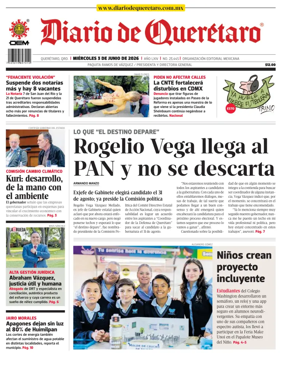 Cover of Diario de Queretaro