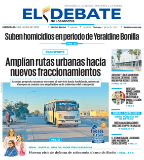 Cover of El Debate de Los Mochis