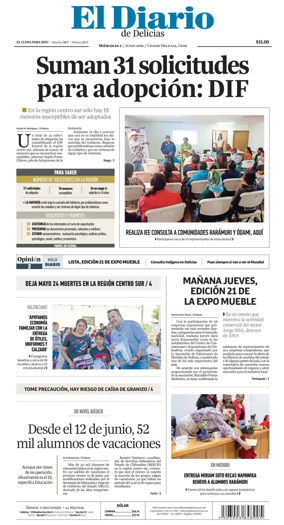 Cover of El Diario de Delicias