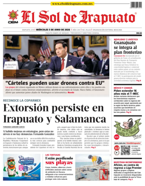 Cover of El Sol de Irapuato