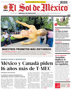 Cover of El Sol de Mexico
