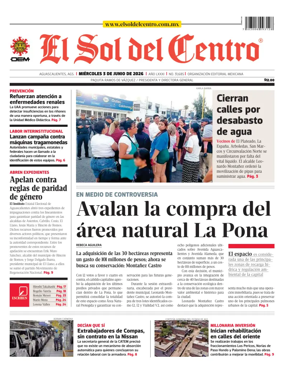 Cover of El Sol del Centro