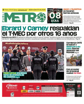 Cover of Publimetro Guadalajara