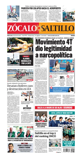 Cover of Zocalo Saltillo