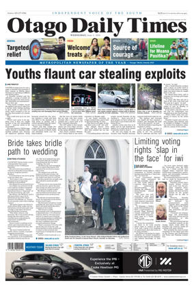 Cover of Otago Daily Times