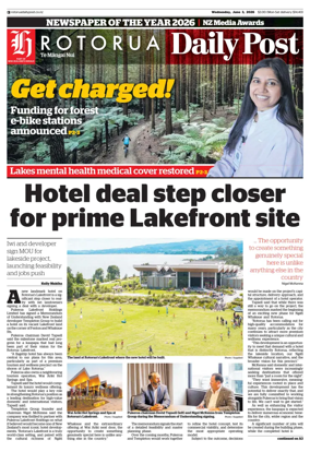 Cover of Rotorua Daily Post