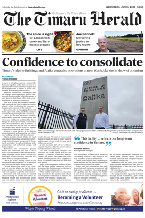 Cover of The Timaru Herald