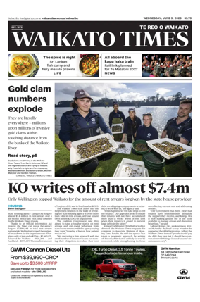 Cover of Waikato Times