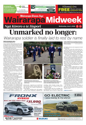 Cover of Wairarapa Times-Age Midweek