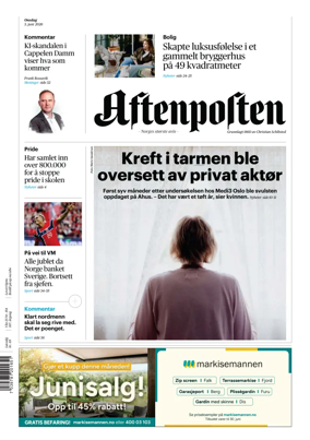 Cover of Aftenposten