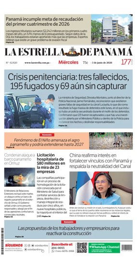 Cover of La Estrella de Panama