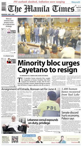 Cover of The Manila Times