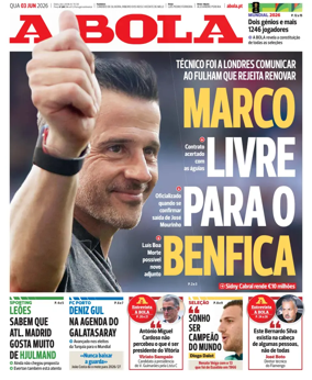 Cover of A BOLA (Portuguese)