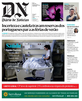 Cover of Diario de Noticias