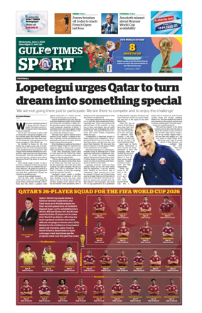 Cover of Gulf Times Sport