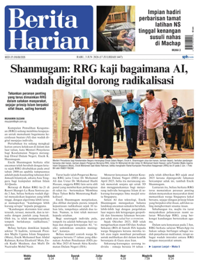 Cover of Berita Harian