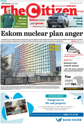 Cover of The Citizen (Gauteng)