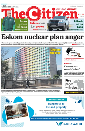Cover of The Citizen (KZN)