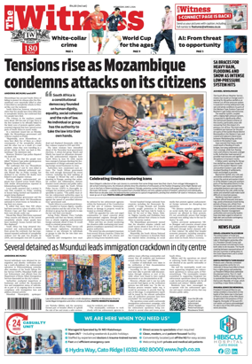Cover of The Witness (South Africa)