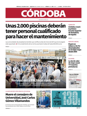 Cover of Diario Cordoba