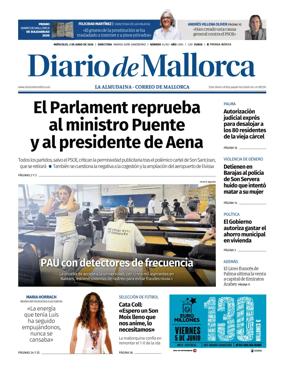 Cover of Diario de Mallorca